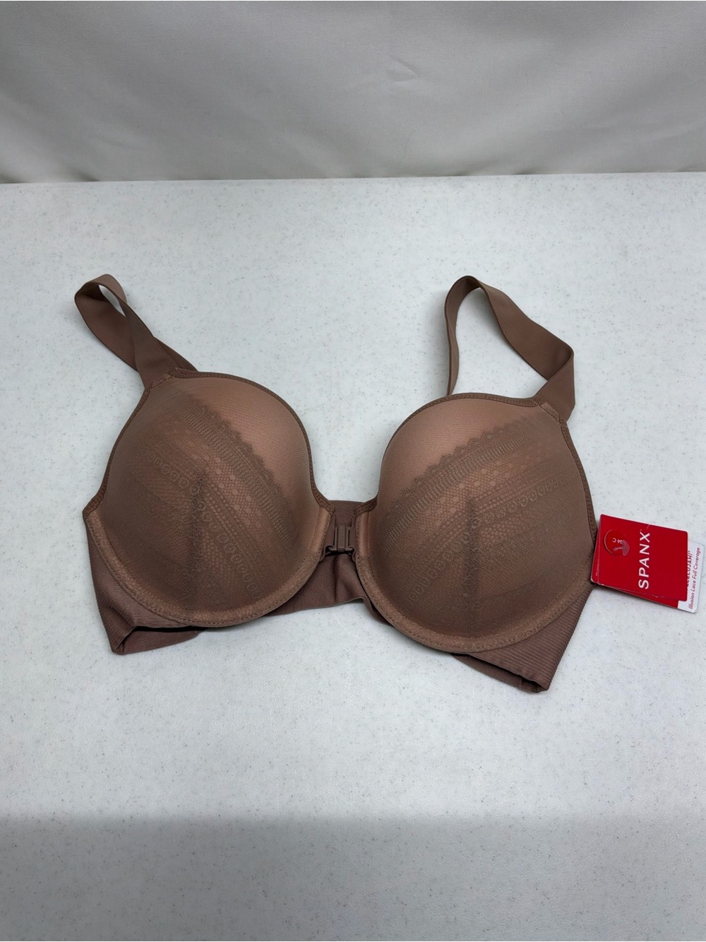 Spanx Bra-llelujah Illusion Lace Full Coverage Underwire Bra Front Closure NWT